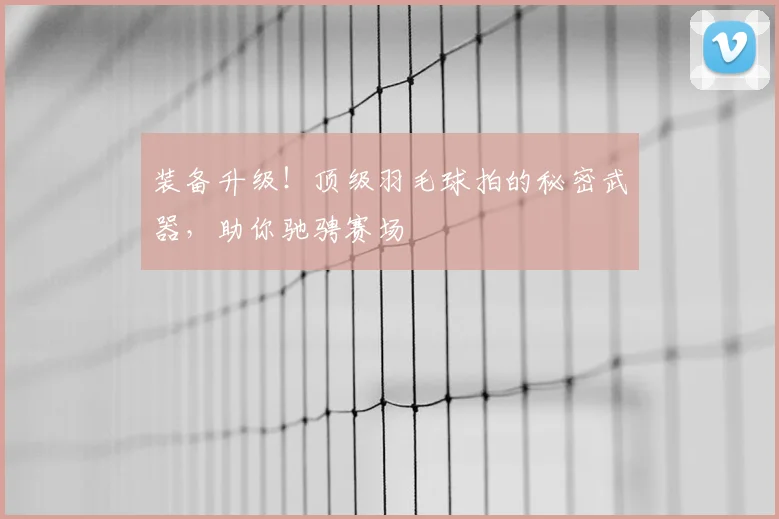 装备升级!顶级羽毛球拍的秘密武器,助你驰骋赛场